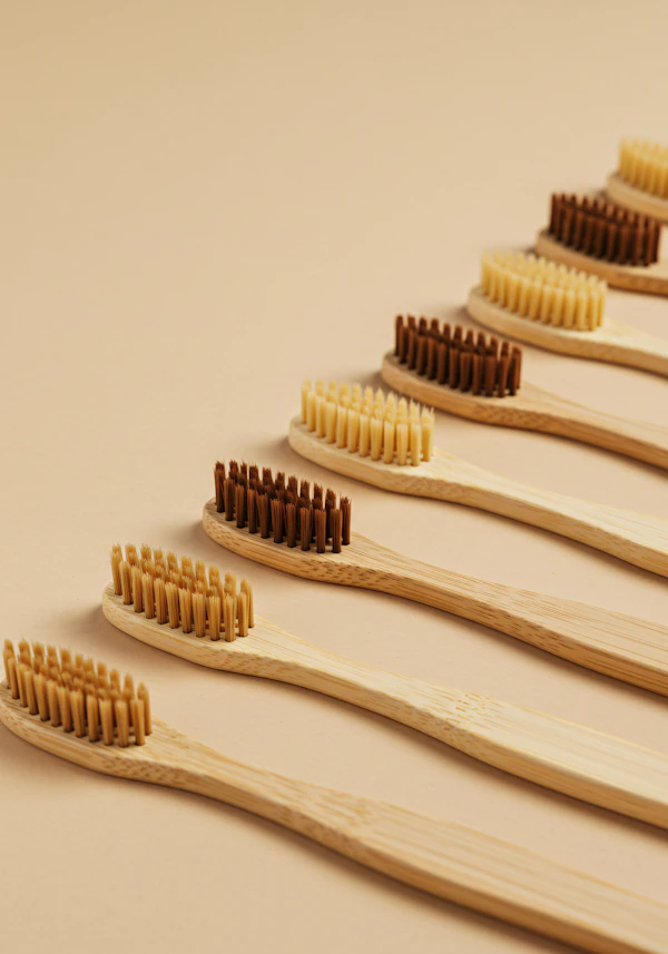 Bamboo Toothbrush Display