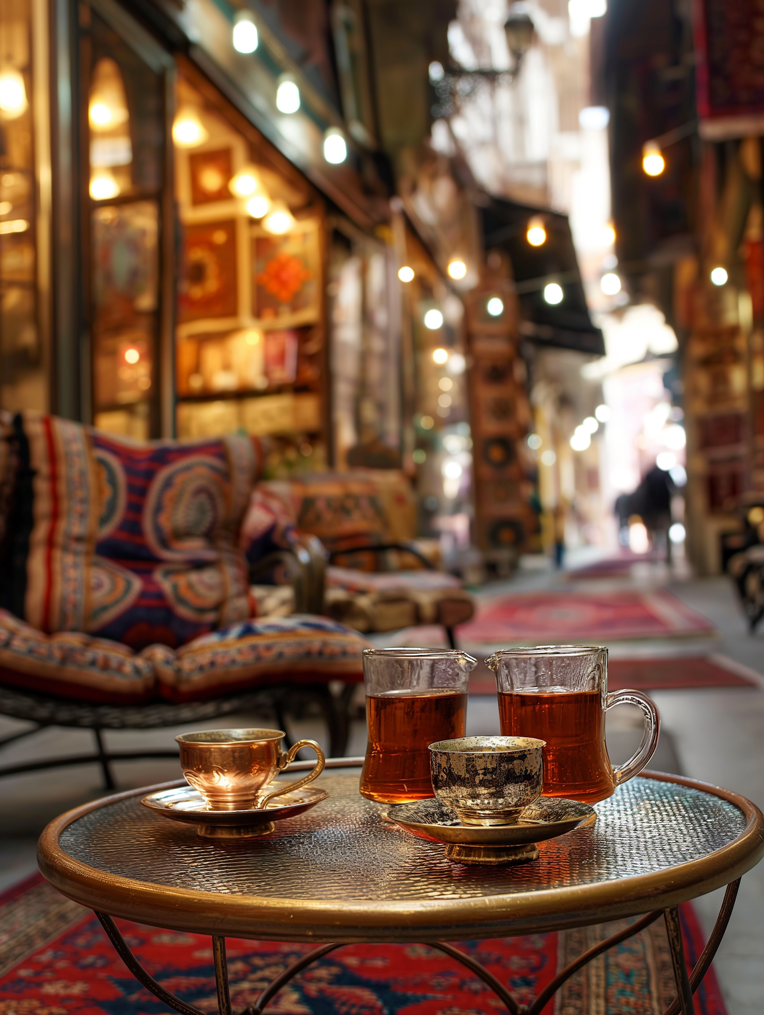 Middle Eastern Marketplace Tea Setting