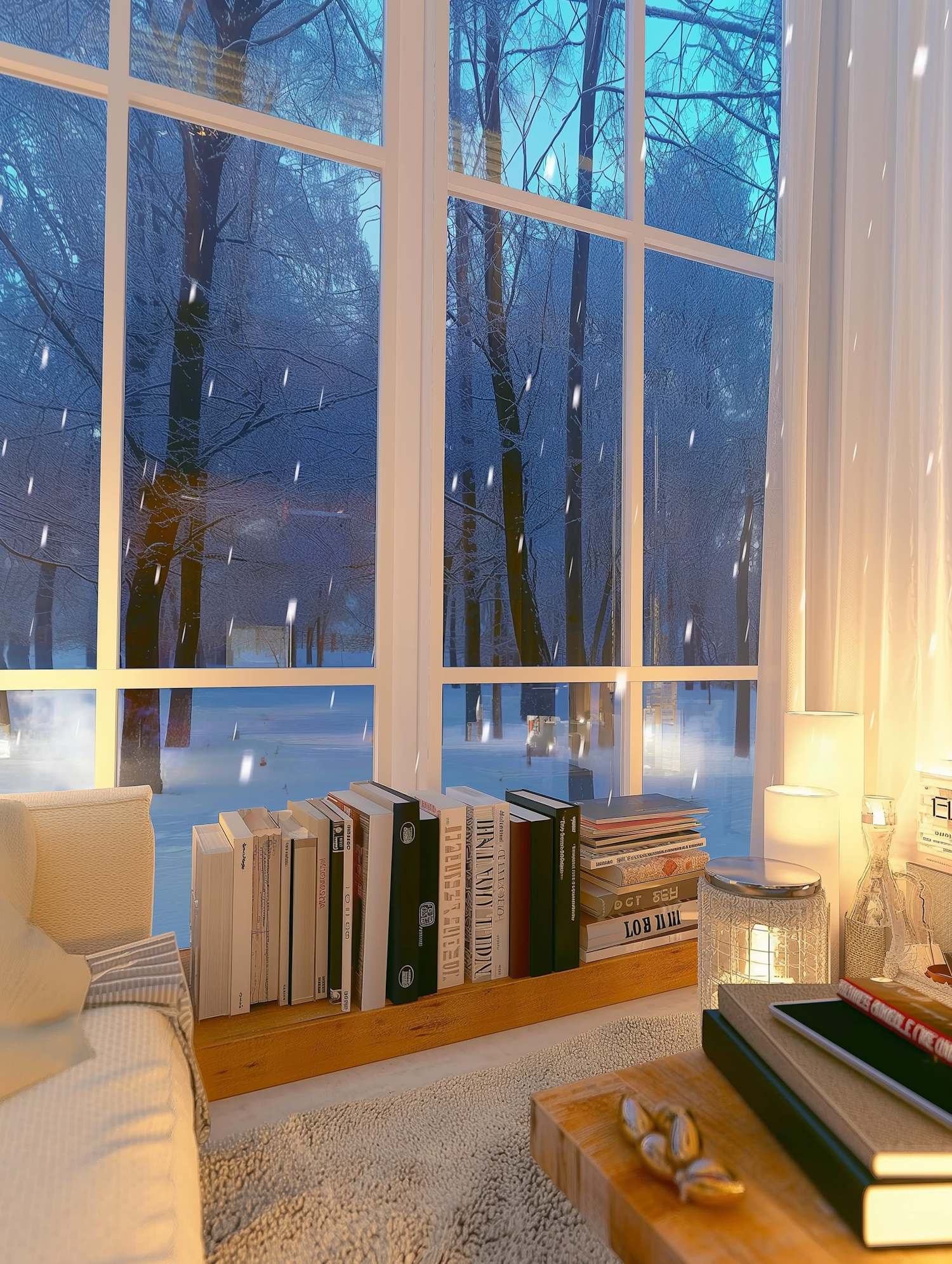 Cozy Winter Reading Nook