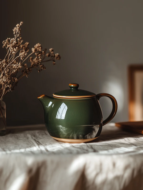 Serene Teapot Still-Life