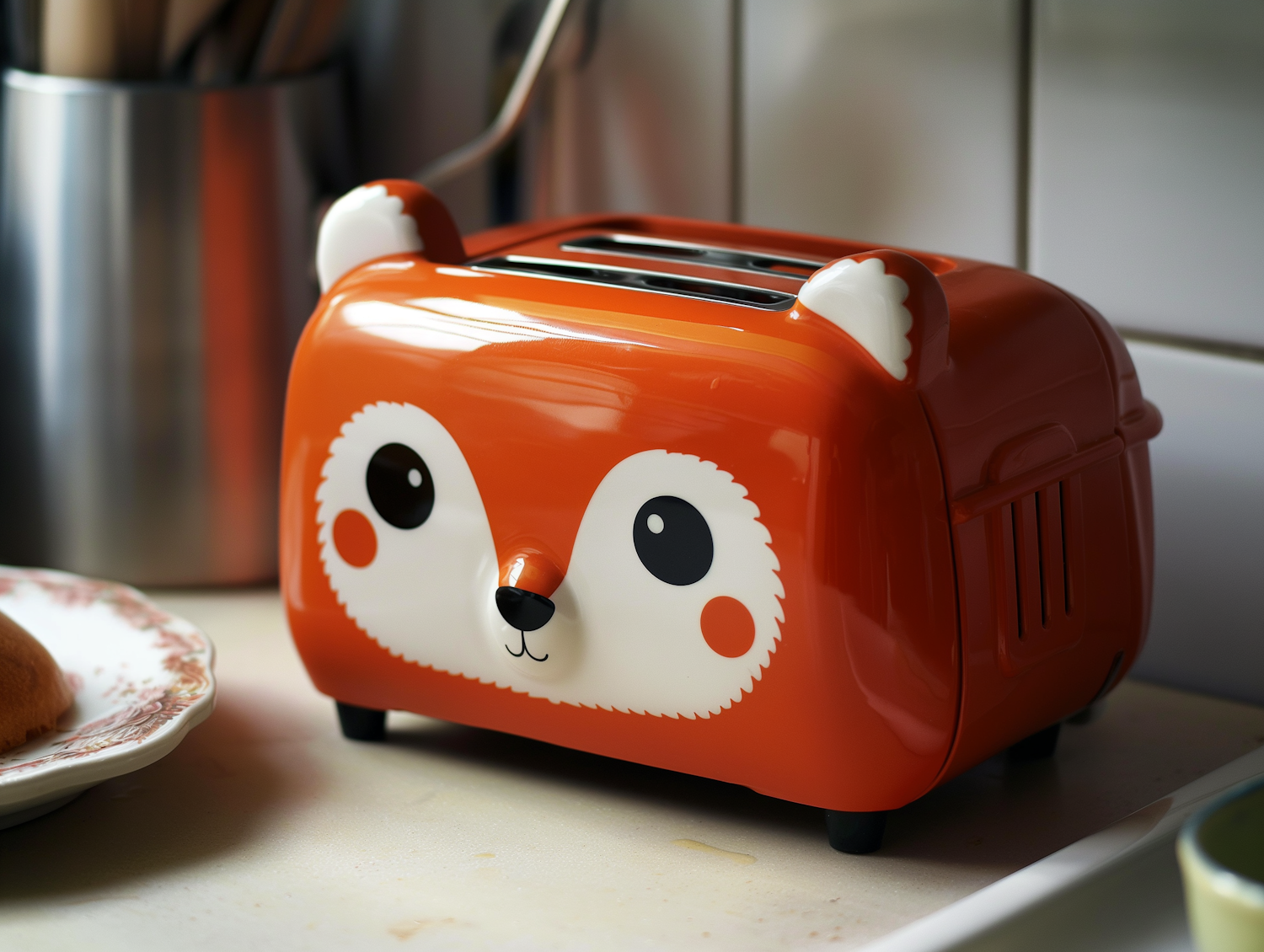 Whimsical Cartoon Fox Toaster