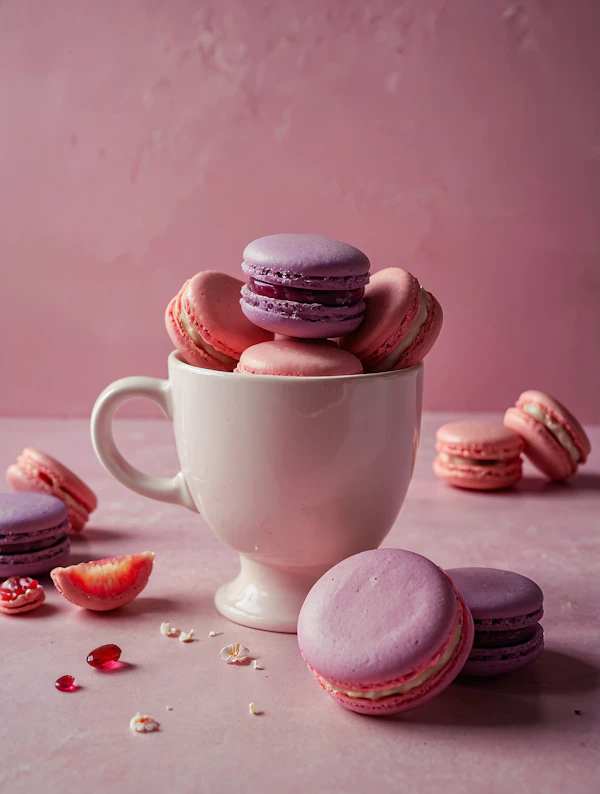 Pastel Macaron Display