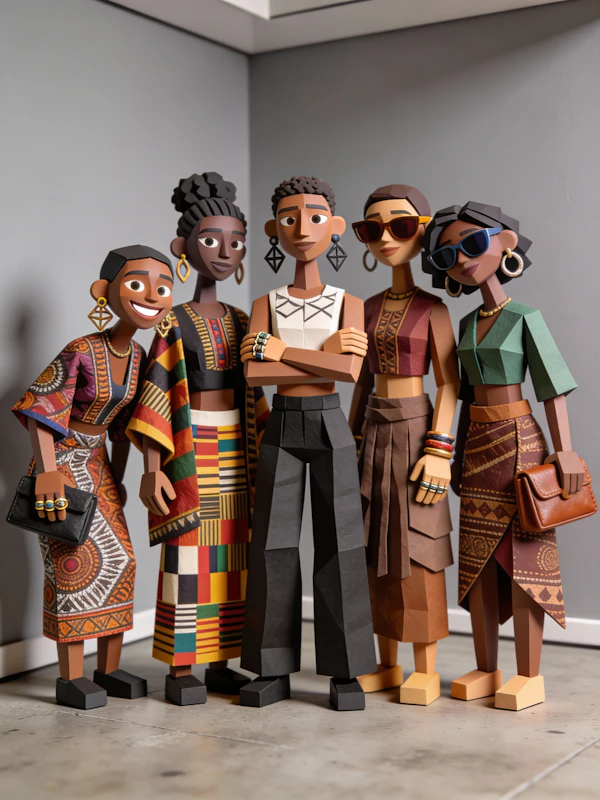 Stylized Figures Art