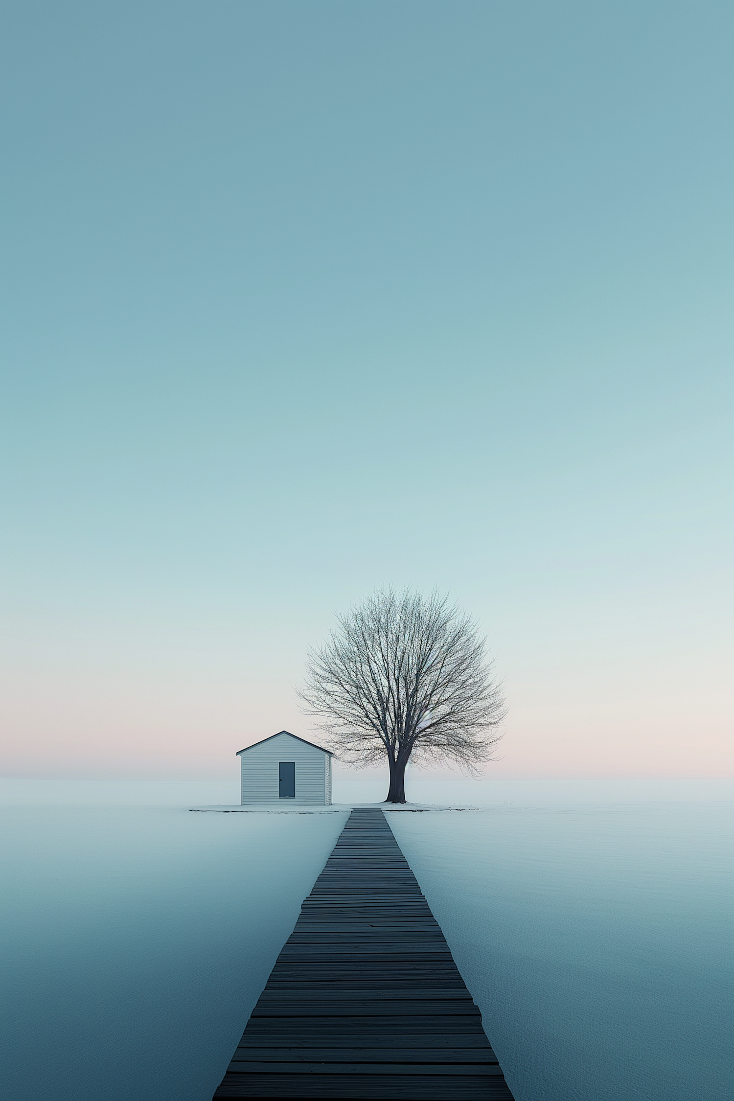 Solitary Hut on the Pier