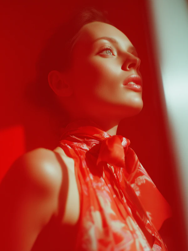 Red Light Portrait