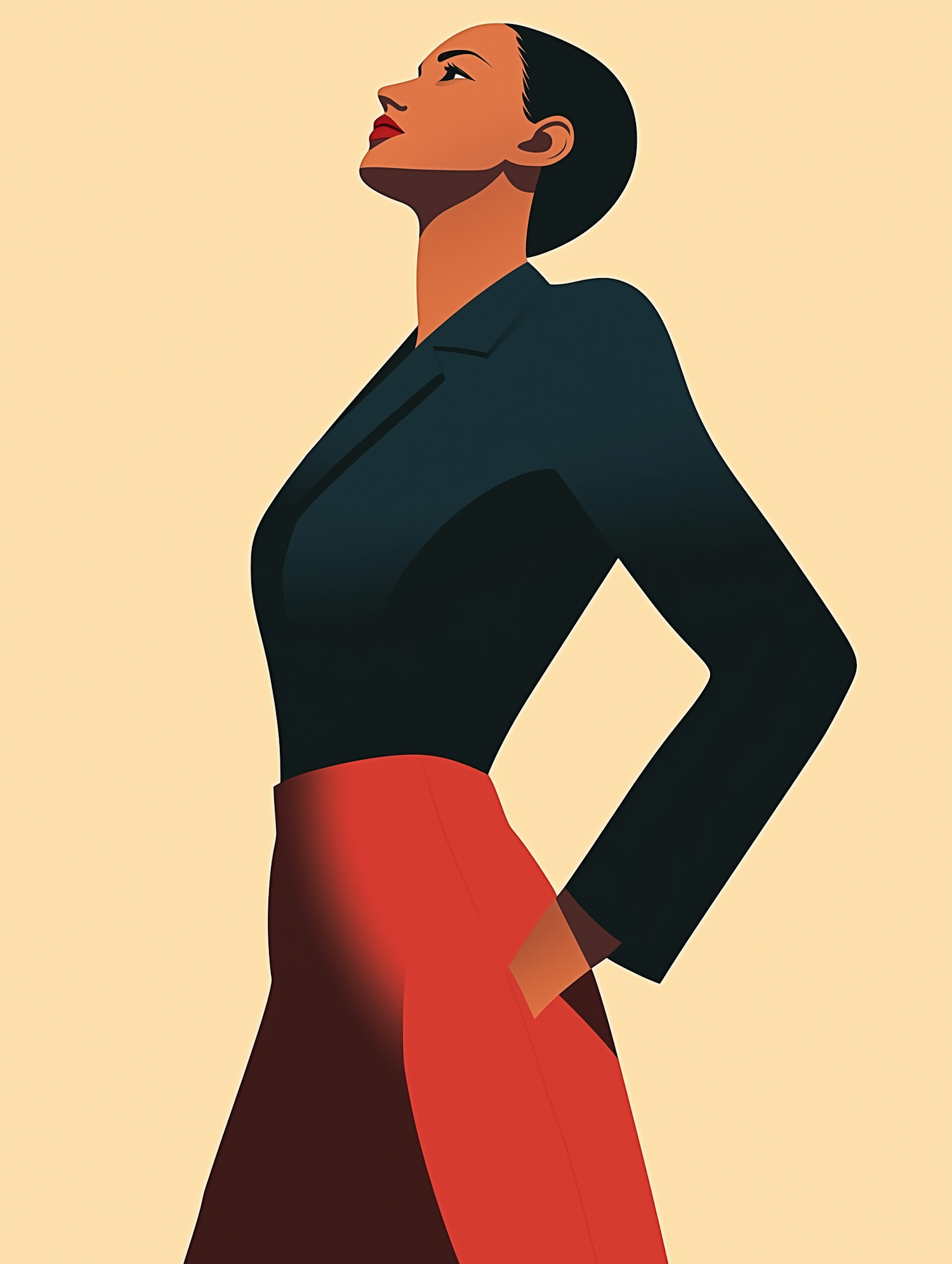 Empowered Woman Illustration