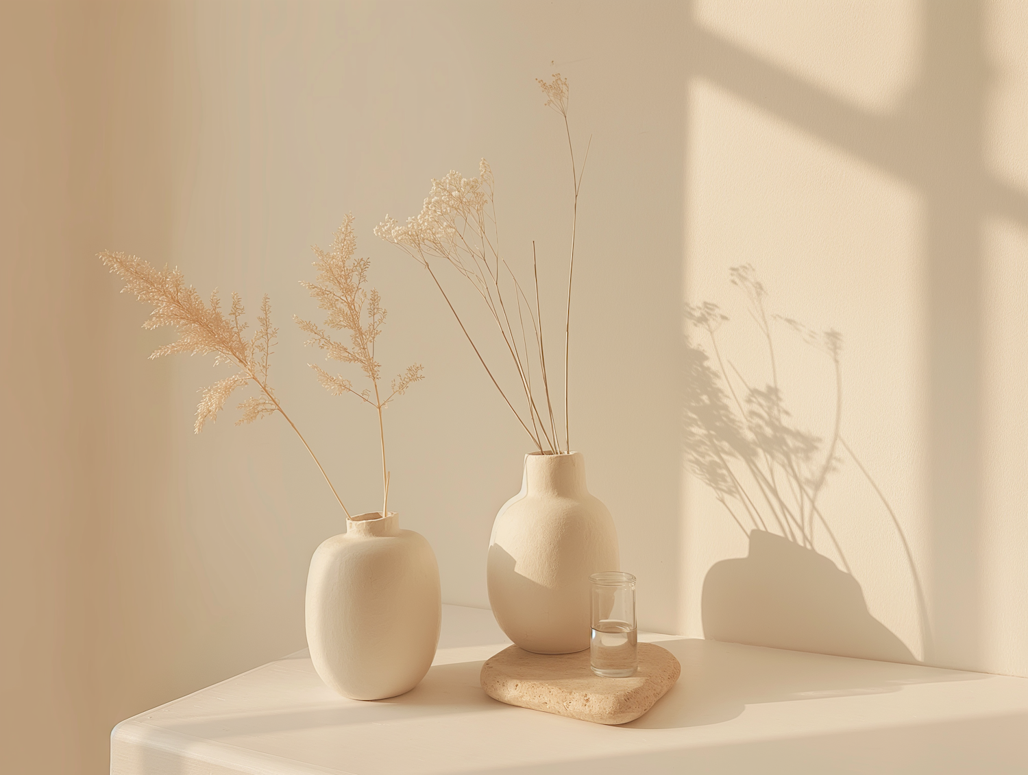 Serene Still-Life with Ceramic Vases