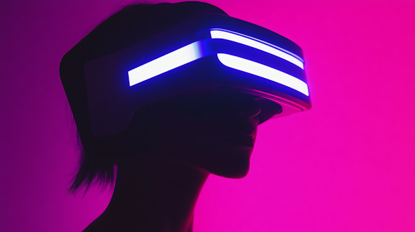 Futuristic VR Silhouette