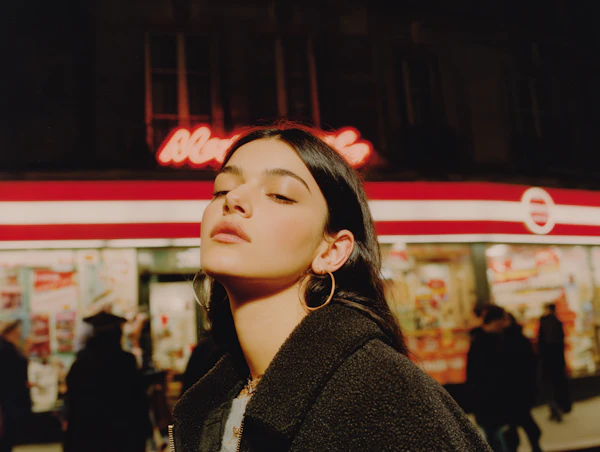 Urban Night Portrait