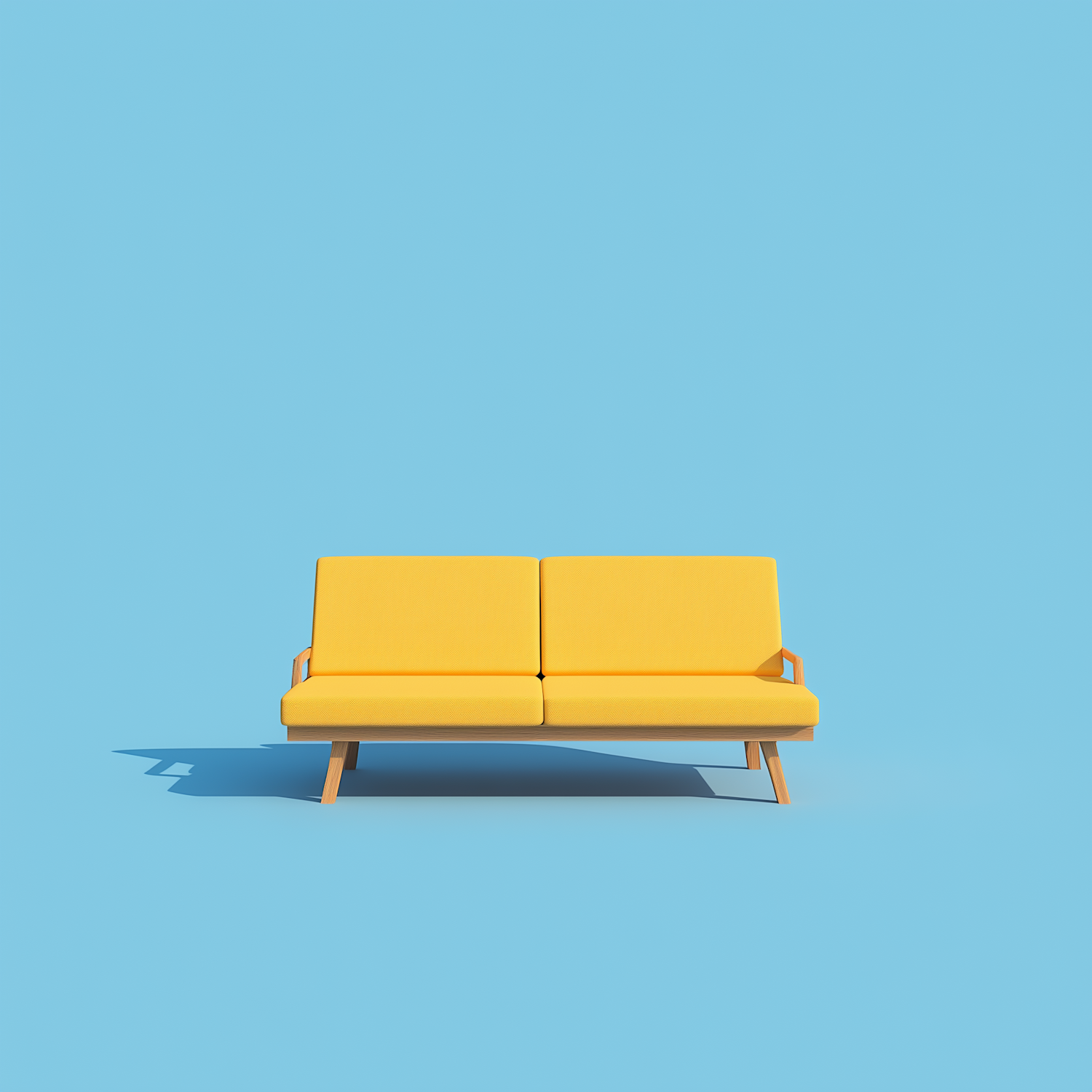 Minimalist Yellow Sofa