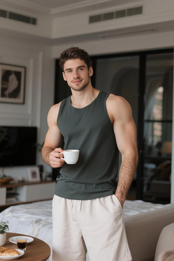 Man in Modern Room