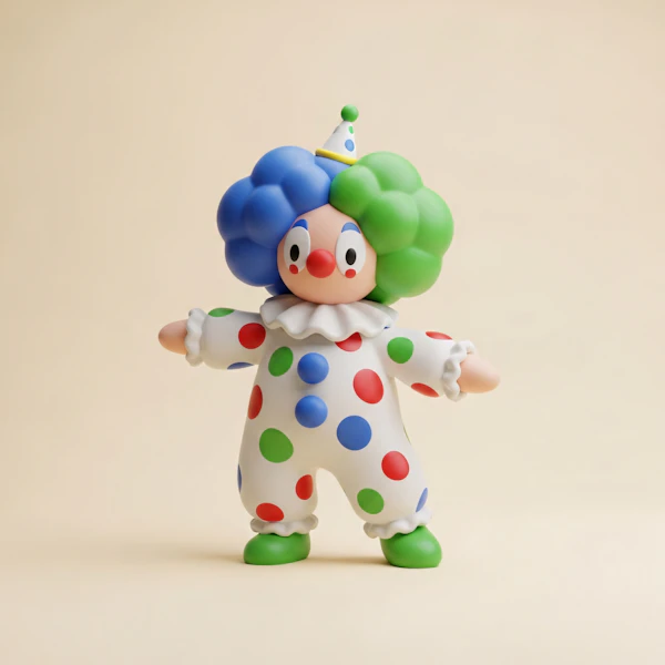 Colorful Toy Clown