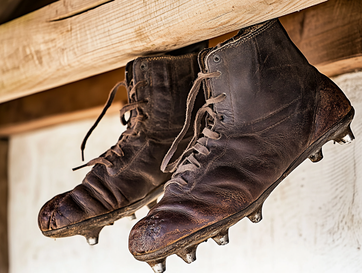 Vintage Leather Football Boots