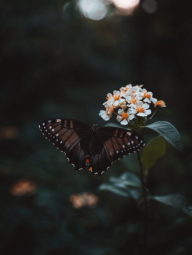 Butterfly on Flowers