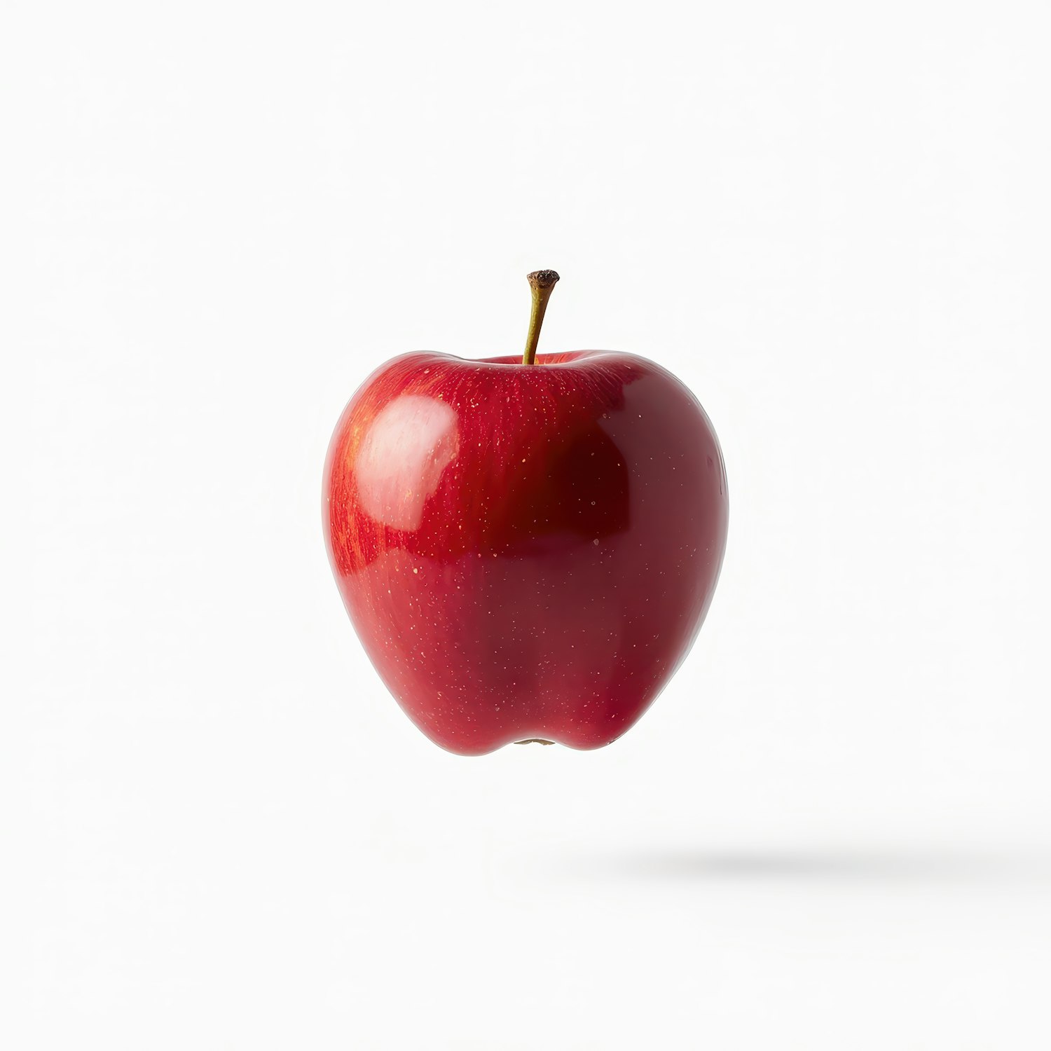 Vibrant Red Apple