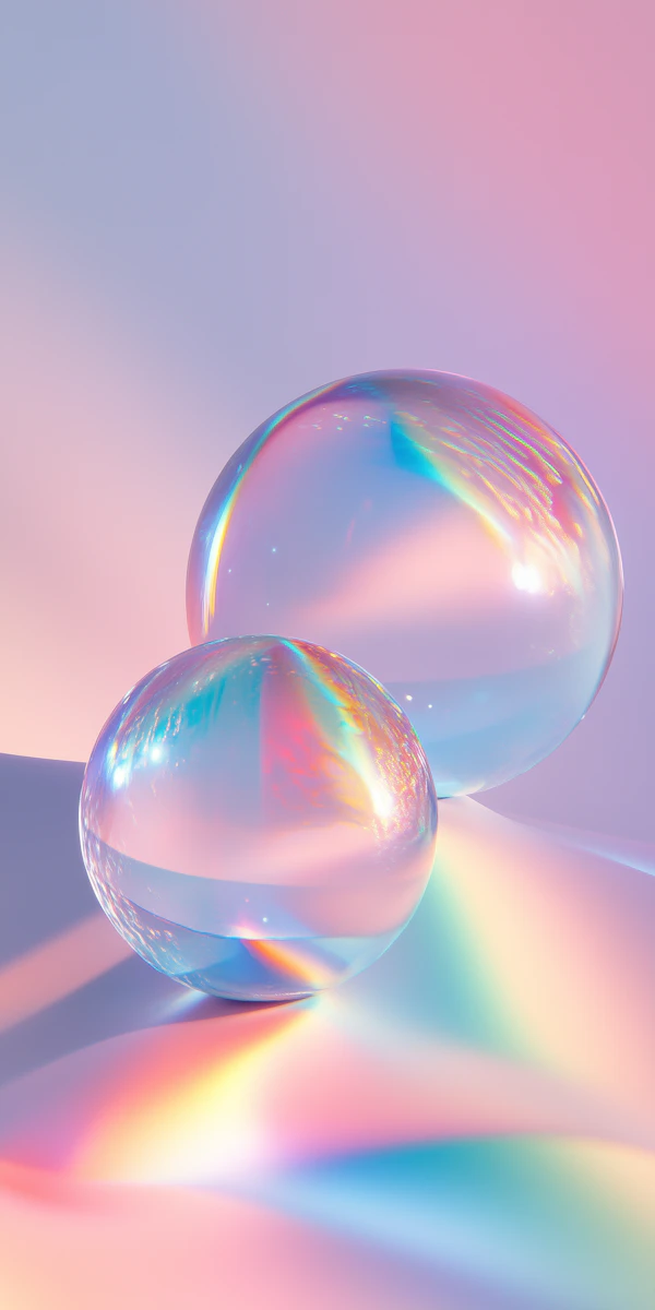 Ethereal Glass Spheres