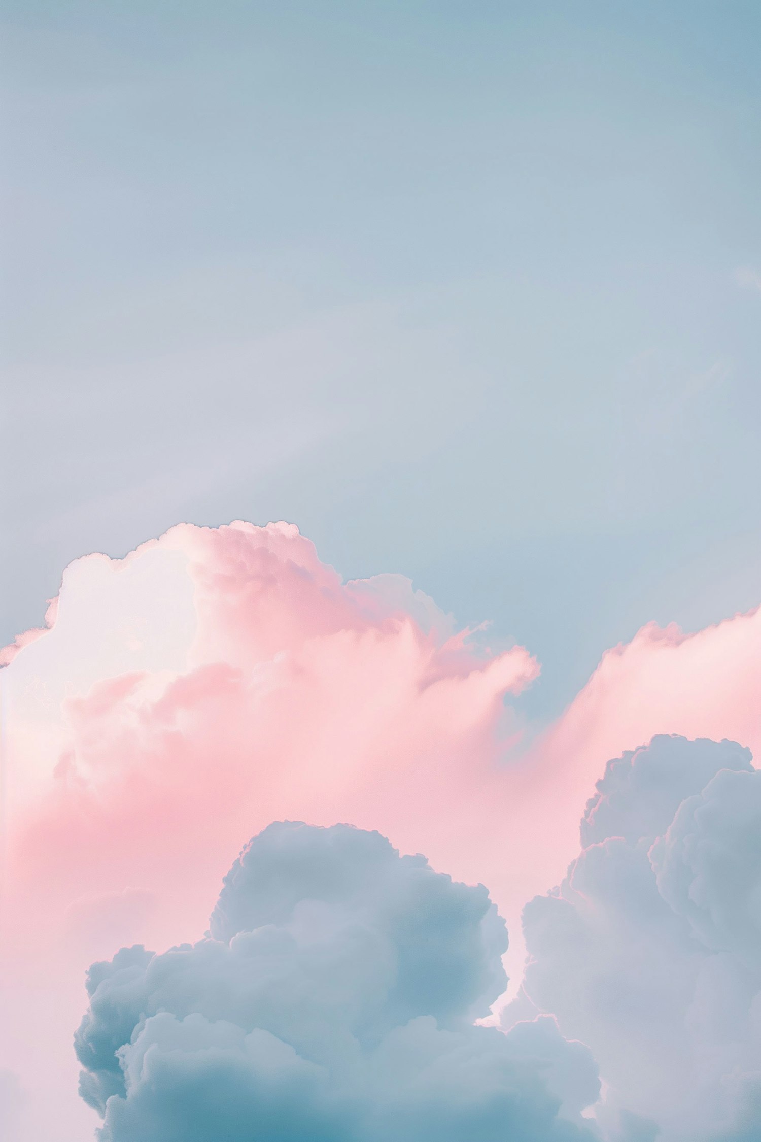 Serene Sky with Vivid Clouds