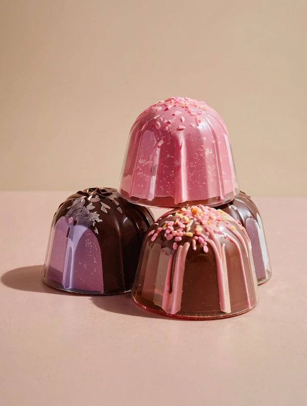 Glossy Dome Desserts