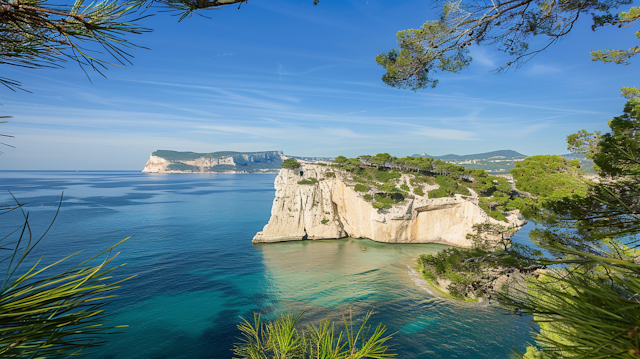 Coastal Landscape with Cliffs