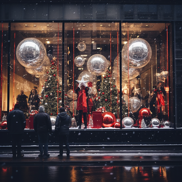 Winter Wonderland Window Spectators