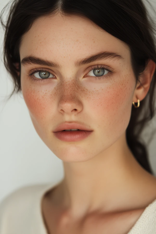 Freckled Beauty Portrait