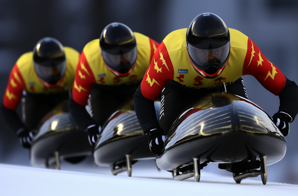 Team Dynamics in Bobsleigh Action