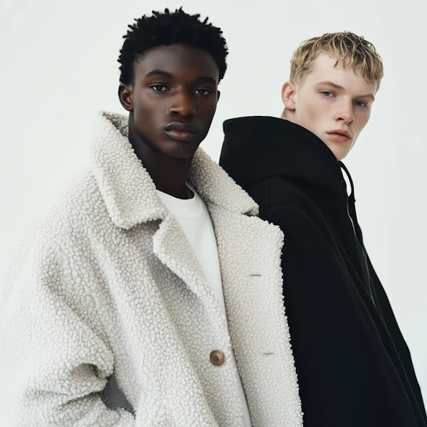Minimalist Portrait Duo