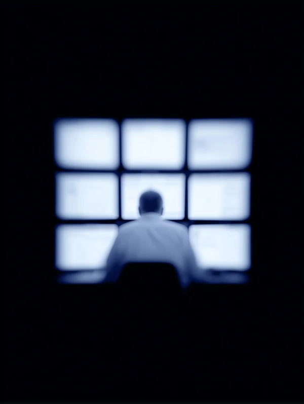 Glowing Monitors Scene