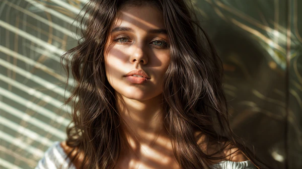 Serene Portrait of a Young Woman