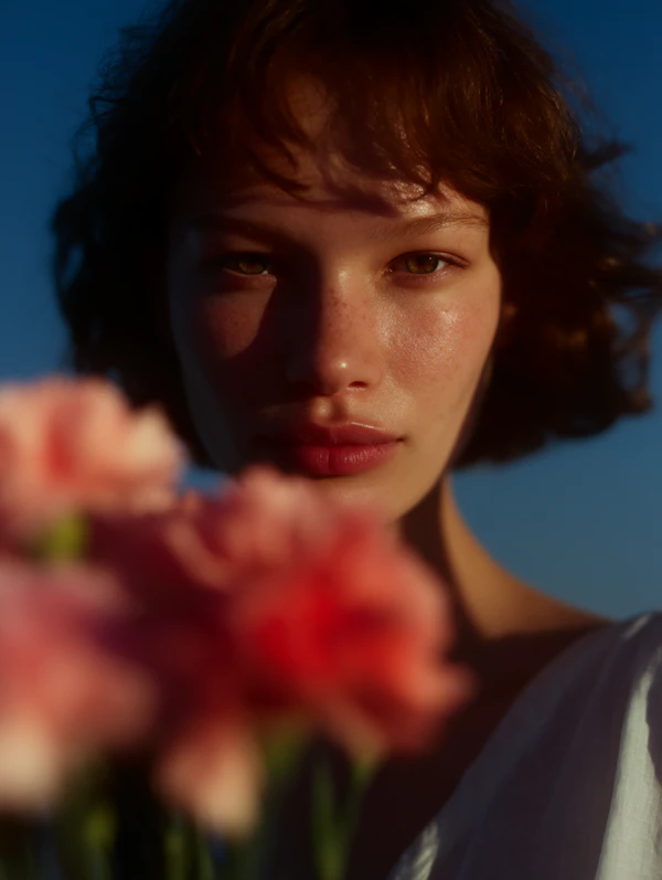 Freckled Portrait