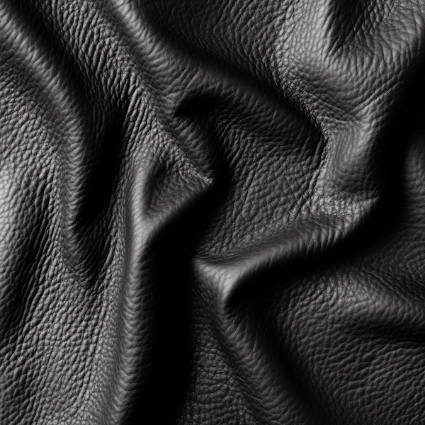 Textured Black Leather