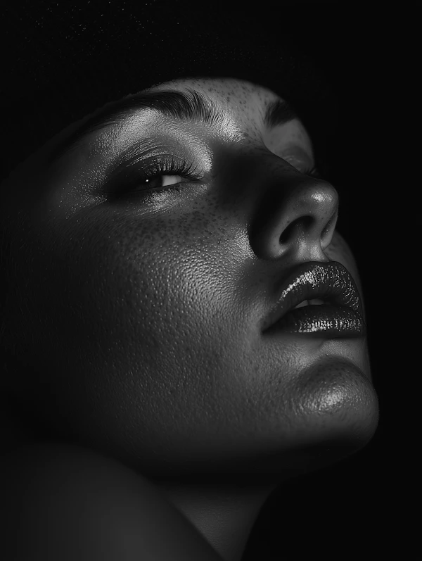 Black-and-White Portrait