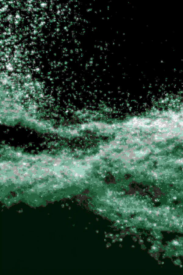 Abstract Green and Black