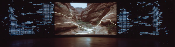 Futuristic Canyon Display