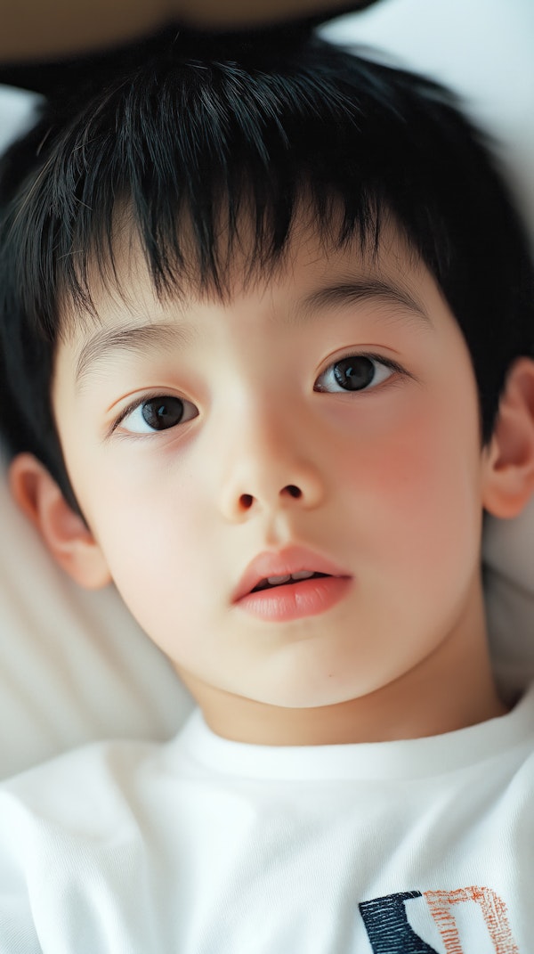 Close-up of a Young Child