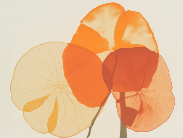 Translucent Leaves Composition
