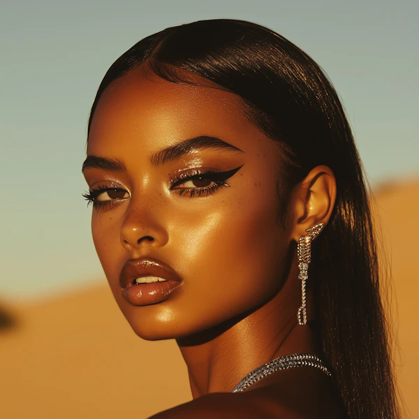 Radiant Desert Portrait