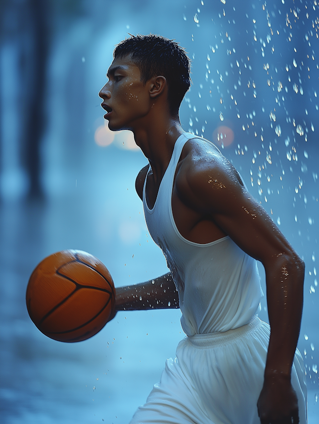 Dynamic Basketball in the Rain