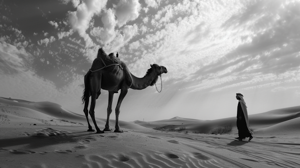 Serene Desert Companionship