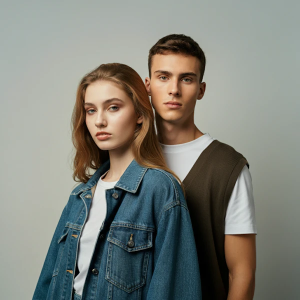 Minimalist Portrait Duo