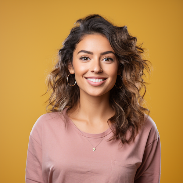 Radiant Smile in Yellow