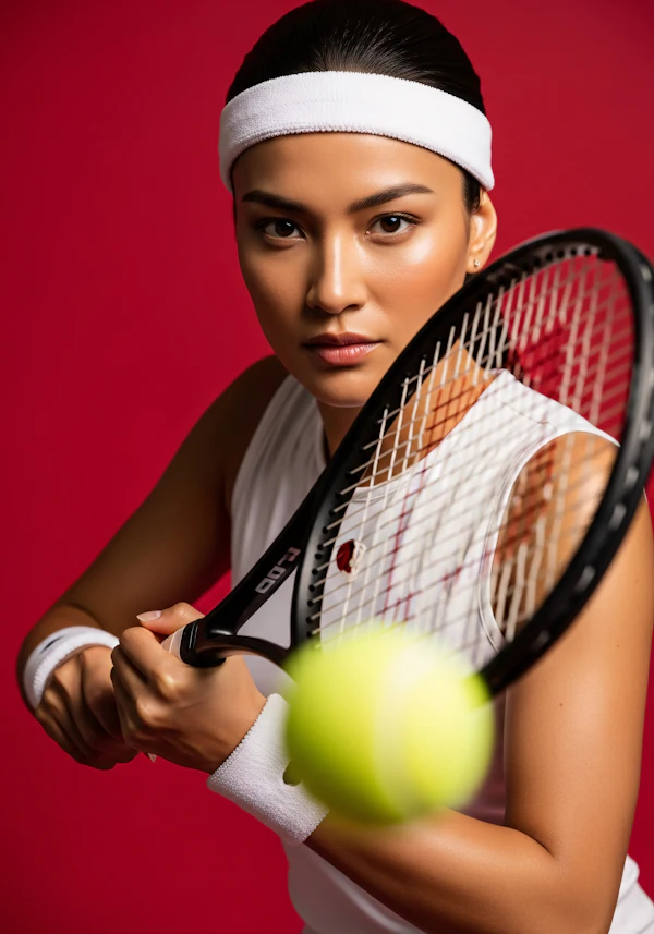 Tennis Action Shot