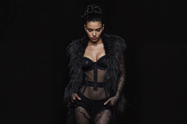 Elegant Woman in Black