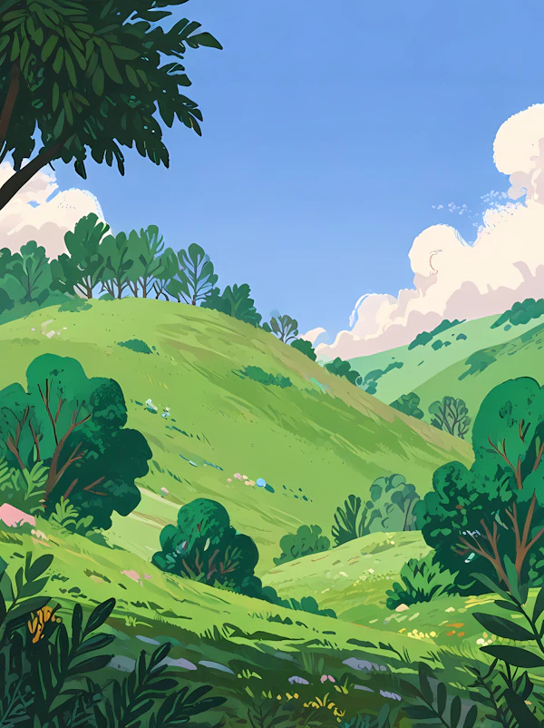 Lush Green Landscape