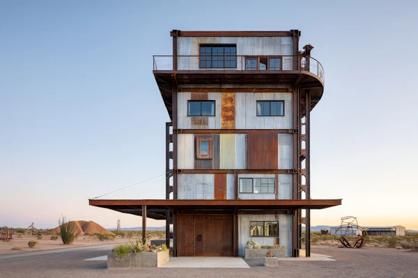 Industrial Desert Building