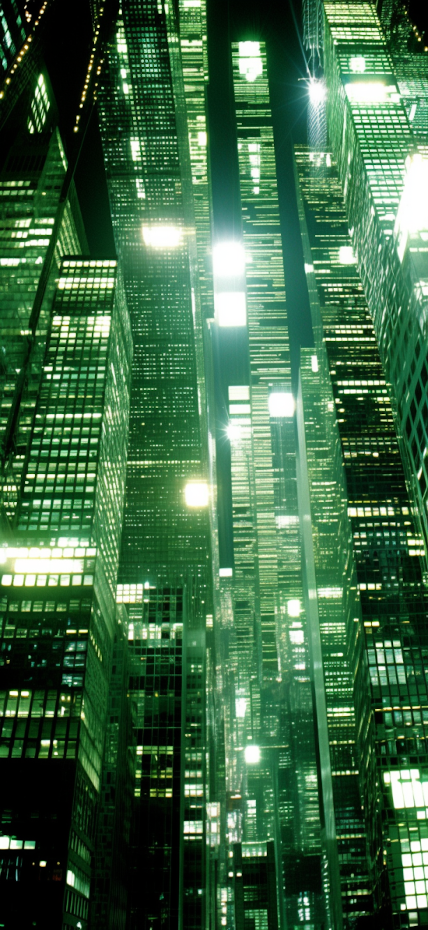 Neon Vertigo: A Sci-Fi Urban Dreamscape