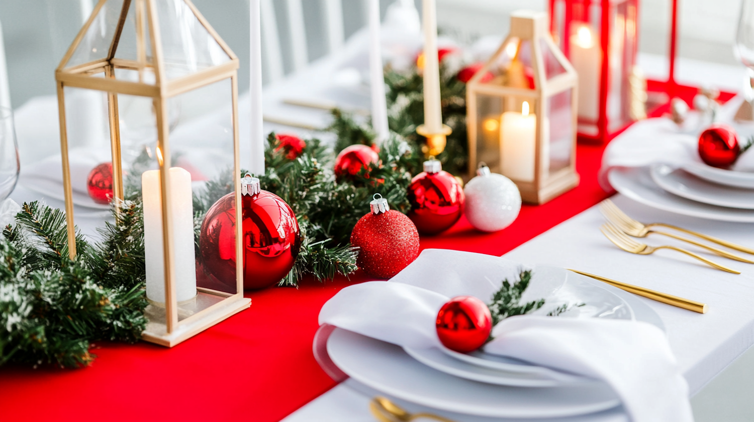 Festive Table Setting