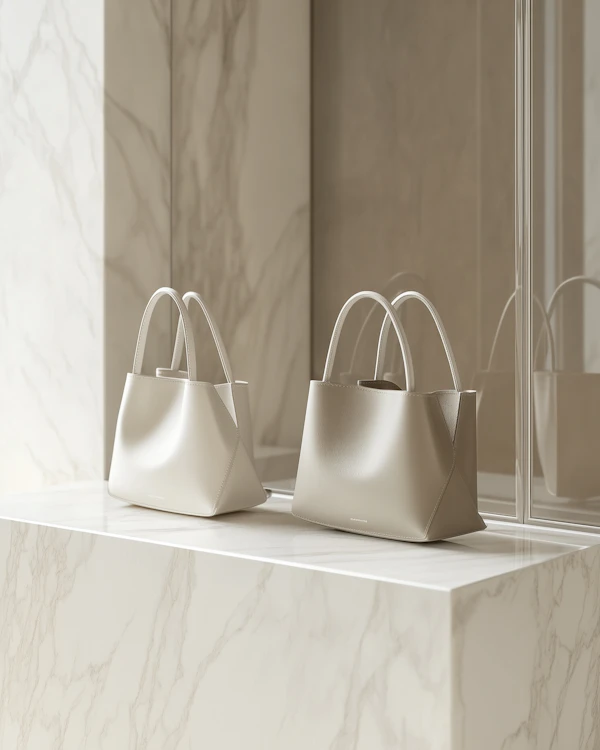 Minimalist Handbag Display