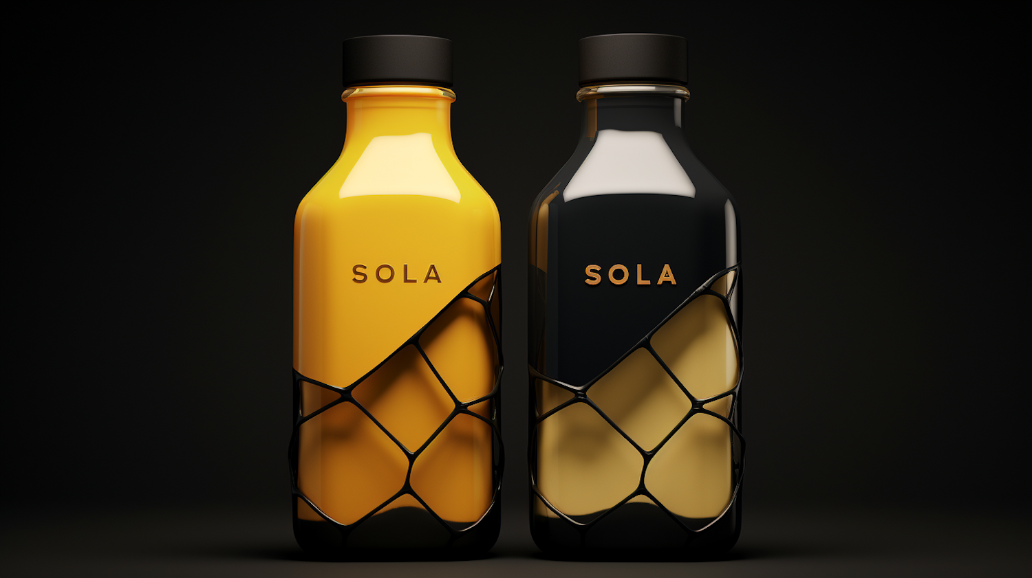 SOLA Duo - Minimalist Geometric Bottles