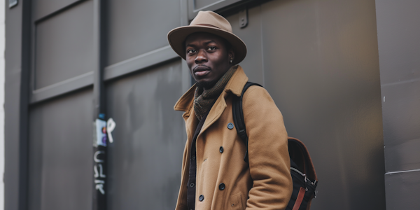 Stylish African Man in Sophisticated Attire